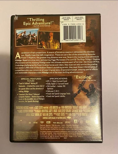 Hidalgo on DVD