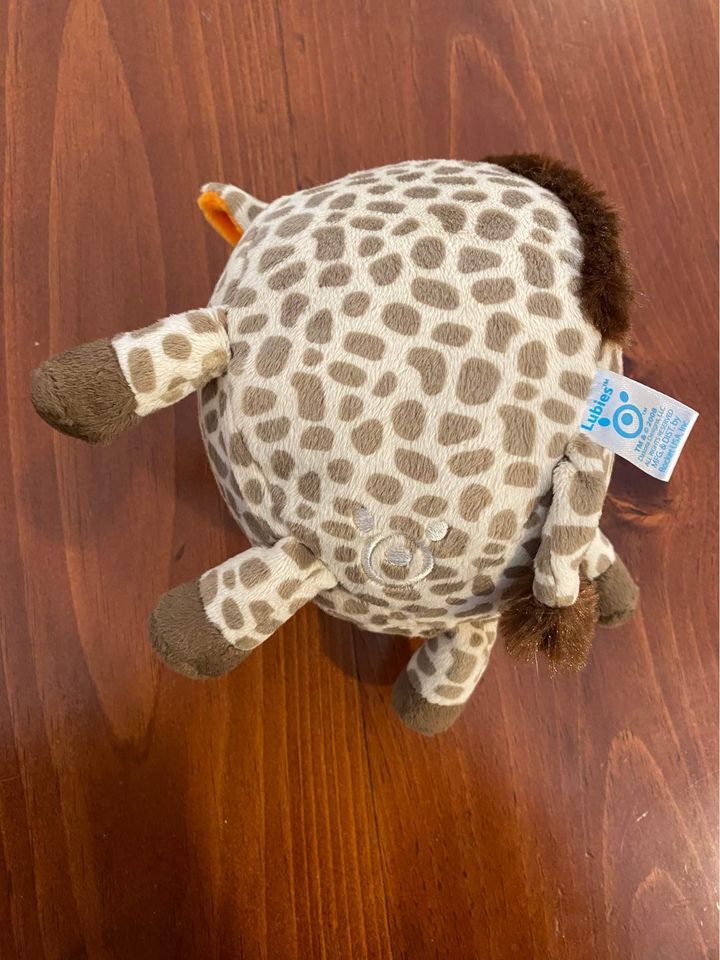 Lubies Small Round Giraffe Plushie