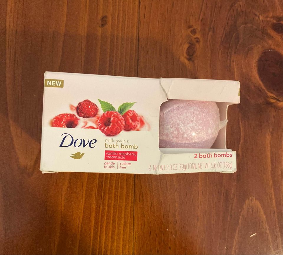 Dove Bath Bombs Vanilla Raspberry Creamsicle - 2