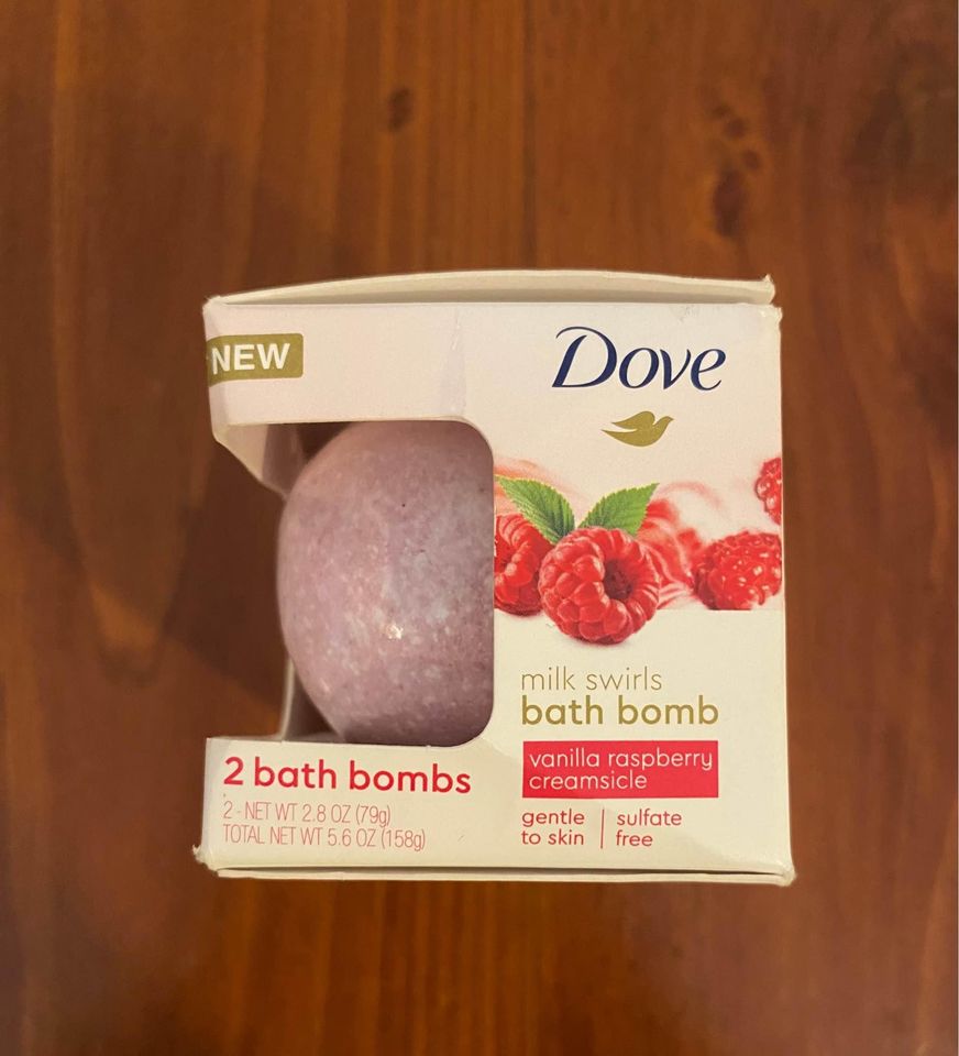 Dove Bath Bombs Vanilla Raspberry Creamsicle - 2