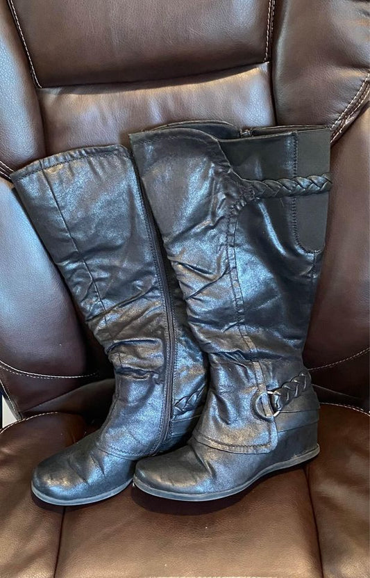 Baretraps Riding Boots Faux Leather 7.5