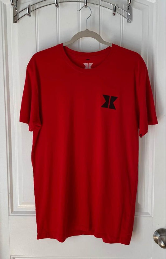 DualCulture Red Shortsleeve Tee Shirt Men's Large