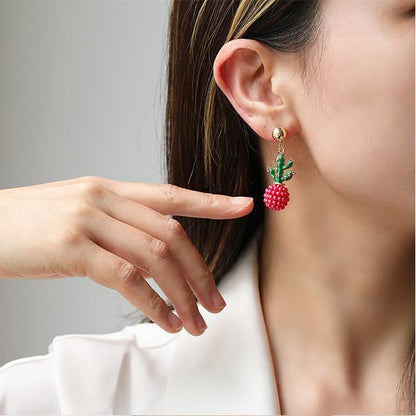 Dangle Drop Cactus Earrings