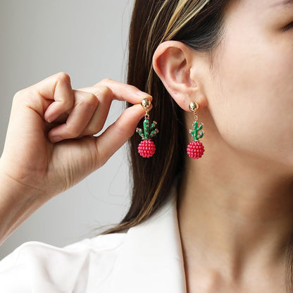 Dangle Drop Cactus Earrings