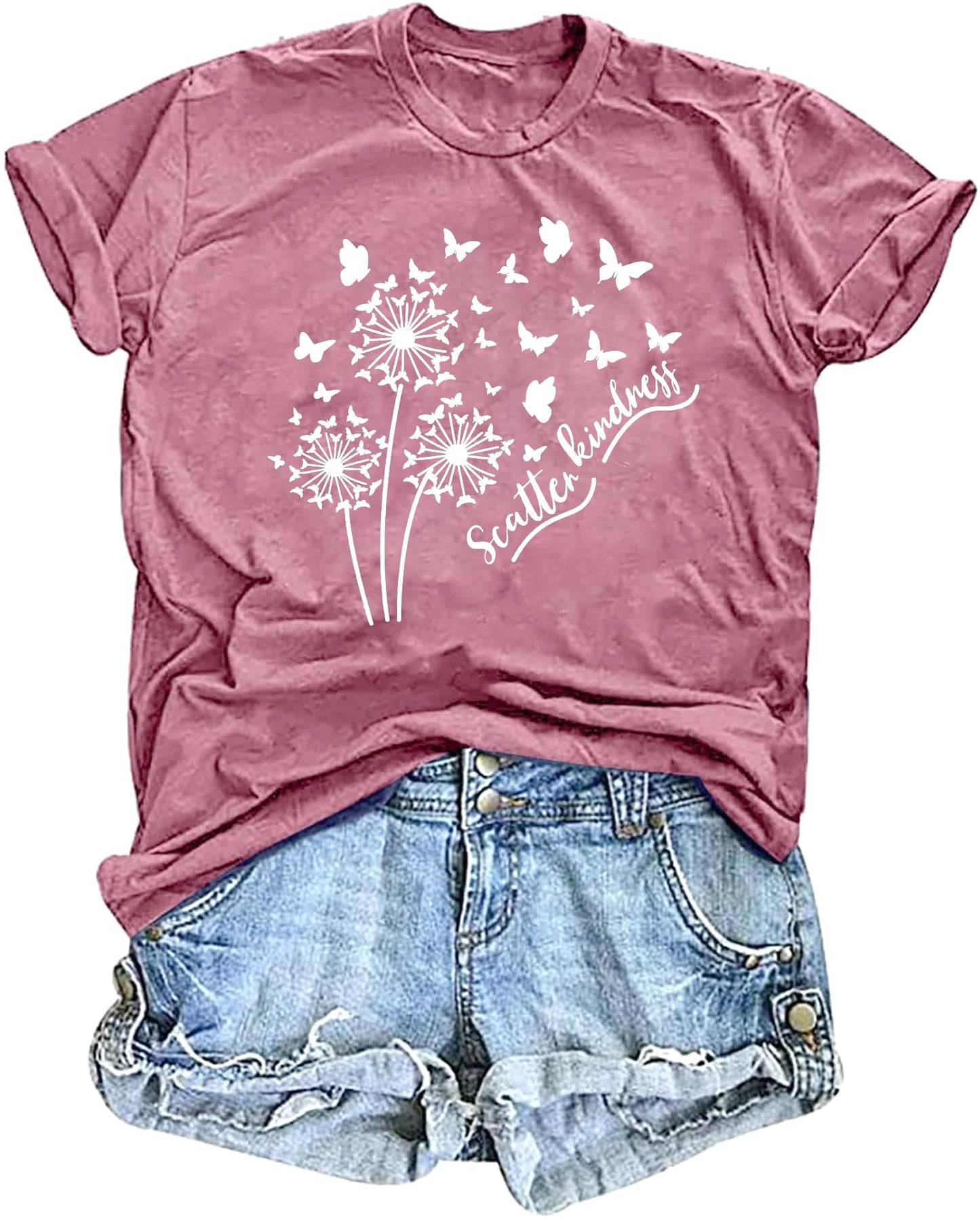 Boho Wildflower Loose Tees