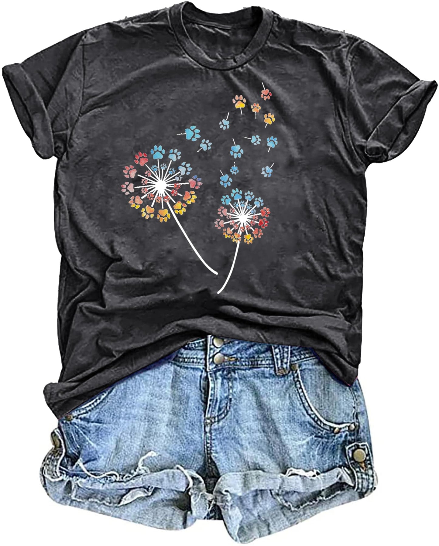 Boho Wildflower Loose Tees