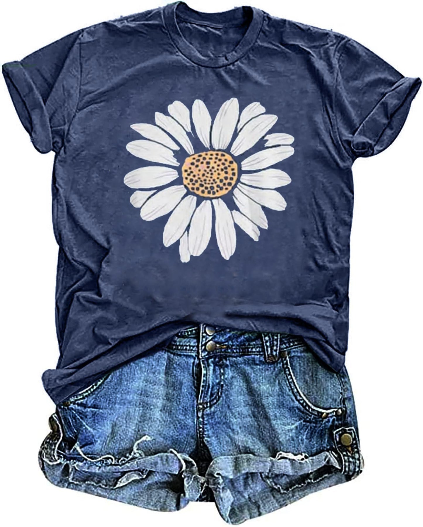 Boho Wildflower Loose Tees