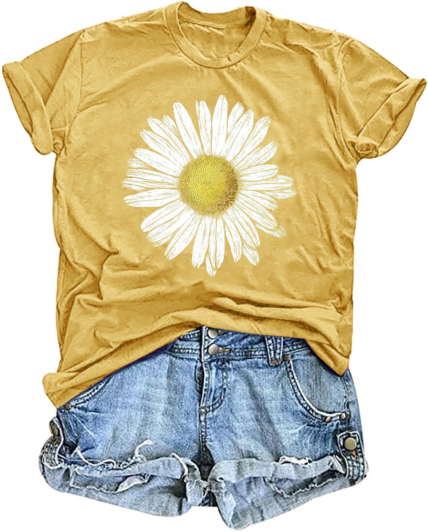 Boho Wildflower Loose Tees