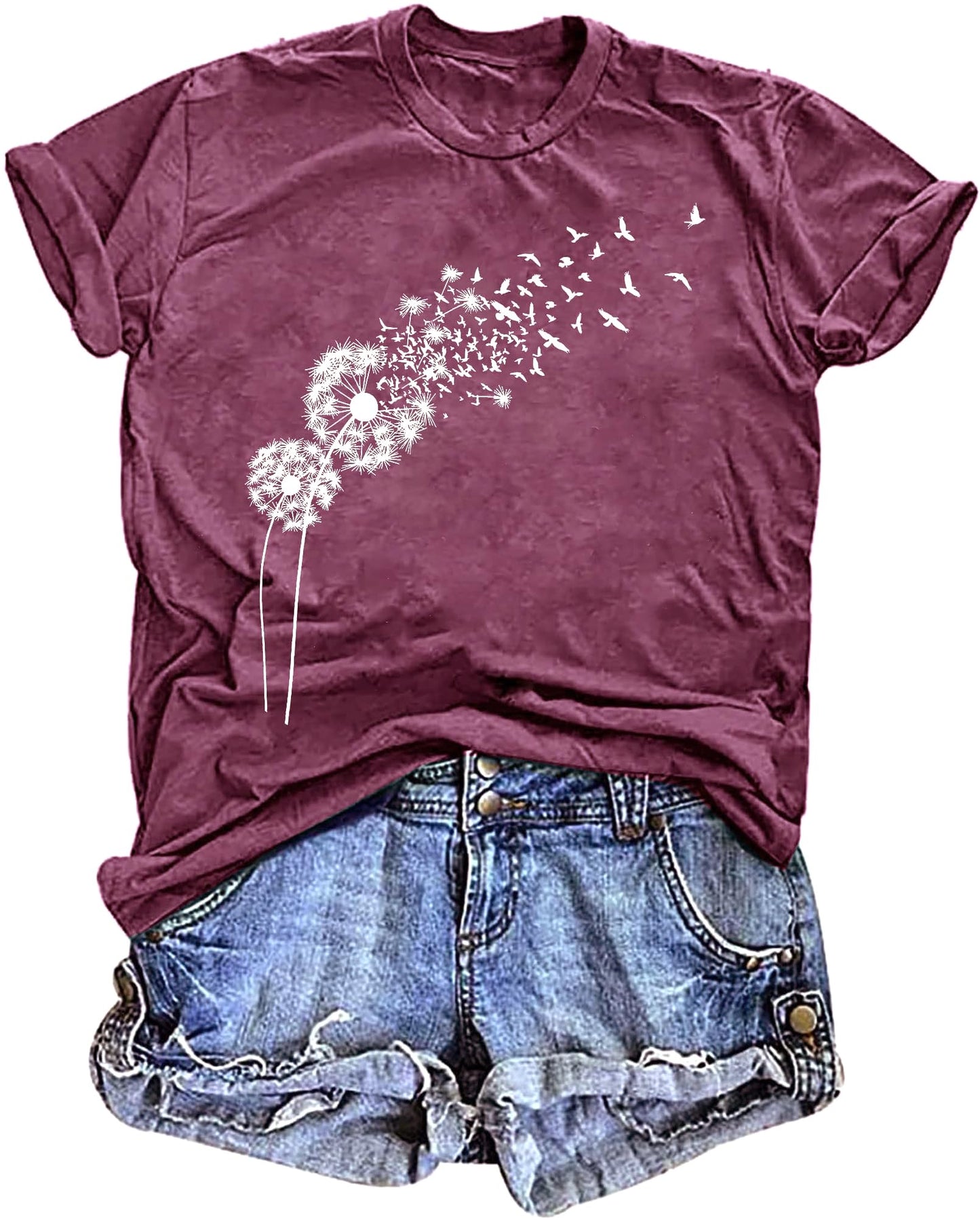 Boho Wildflower Loose Tees