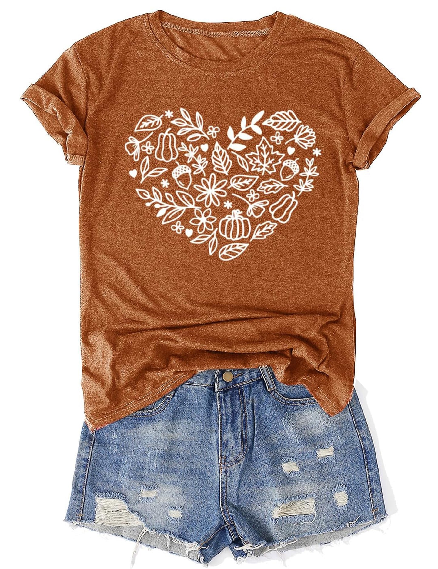 Boho Wildflower Loose Tees