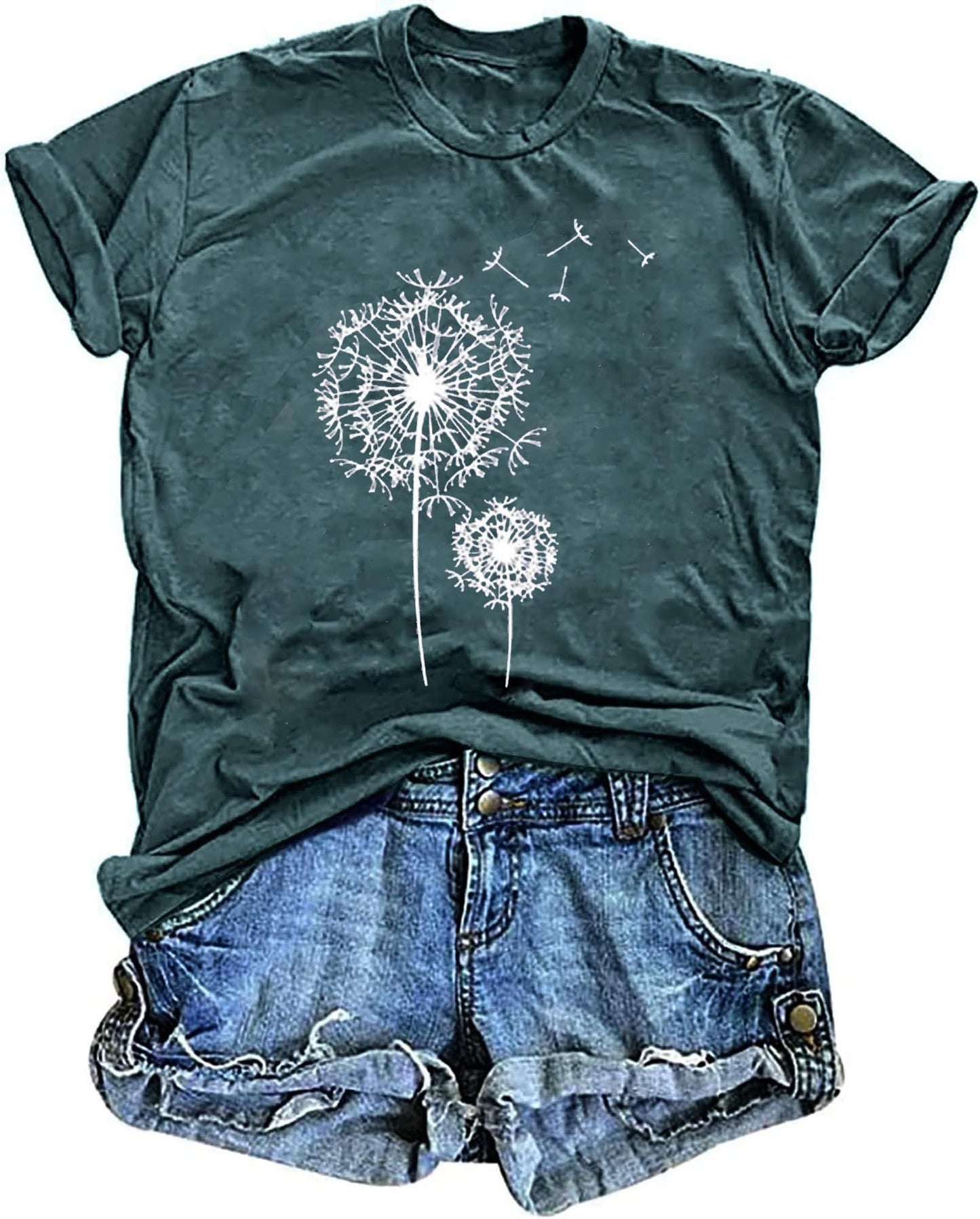 Boho Wildflower Loose Tees