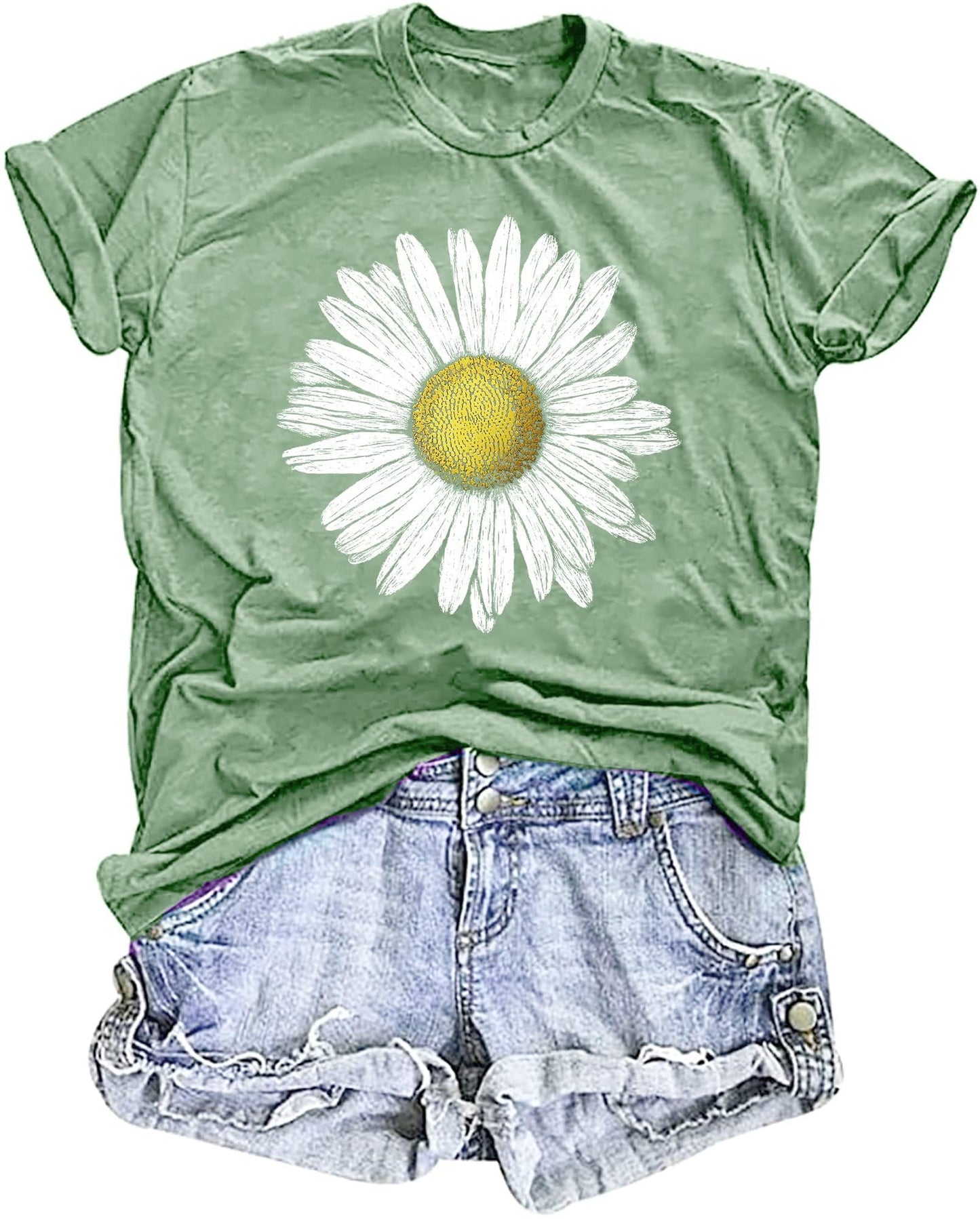 Boho Wildflower Loose Tees