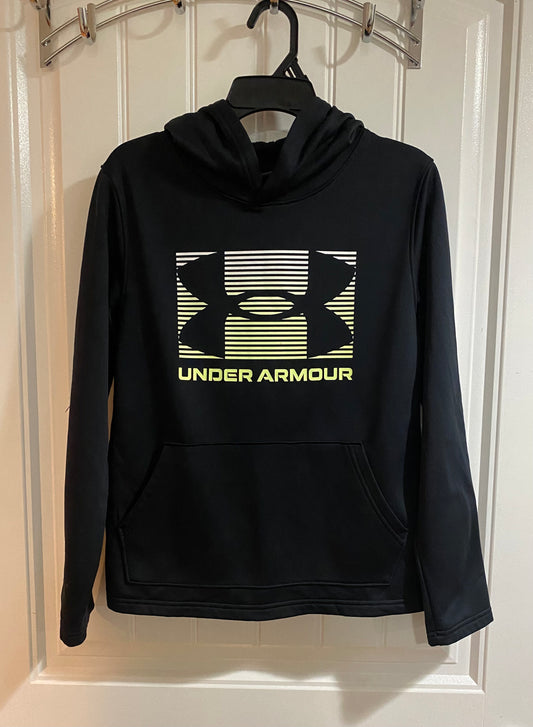 Under Armour Pullover Hoodie Black Youth Large