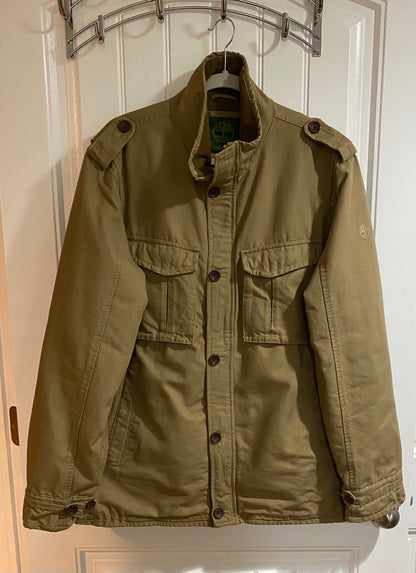 Timberland Military Jacket Body Shell Mens' Large Khaki