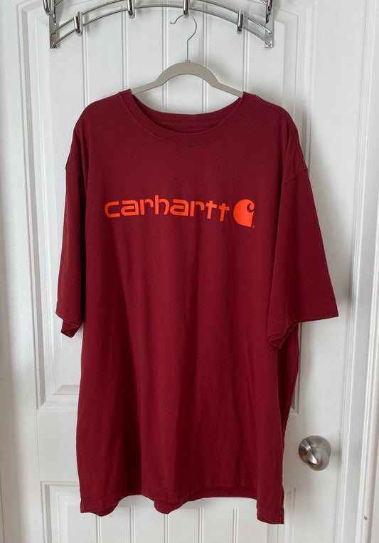 Carhartt Original Fit Red Tee Shirt Mens' 2XL