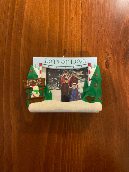 Hallmark Keepsake Sending You Love Recordable Photo Holder Ornament 2012