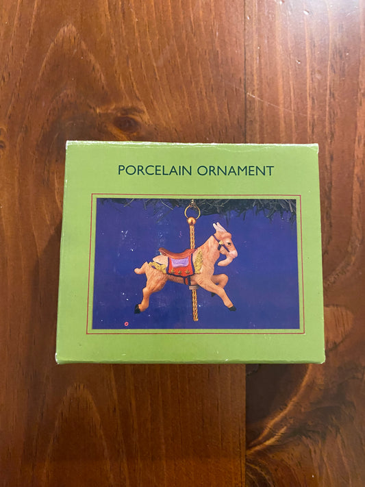 Willits The Countryside Carousel Porcelain Ornament Style No 41057