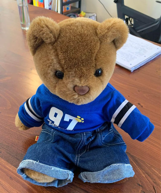 Vintage 1997 Build a Bear Teddy Bear With Outfit