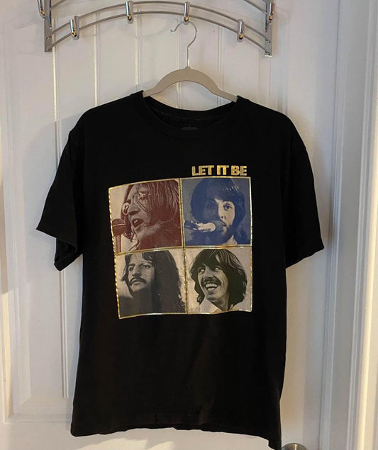 Let It Be Beatles Tee Shirt Medium