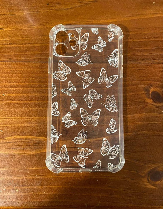 Butterfly Clear Case for iPhone 11