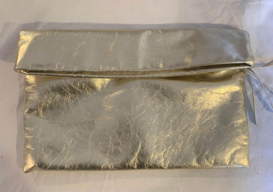 Gianni Chiarini Italian Leather Clutch Gold