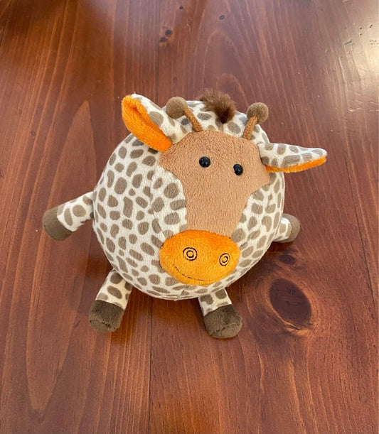 Lubies Small Round Giraffe Plushie