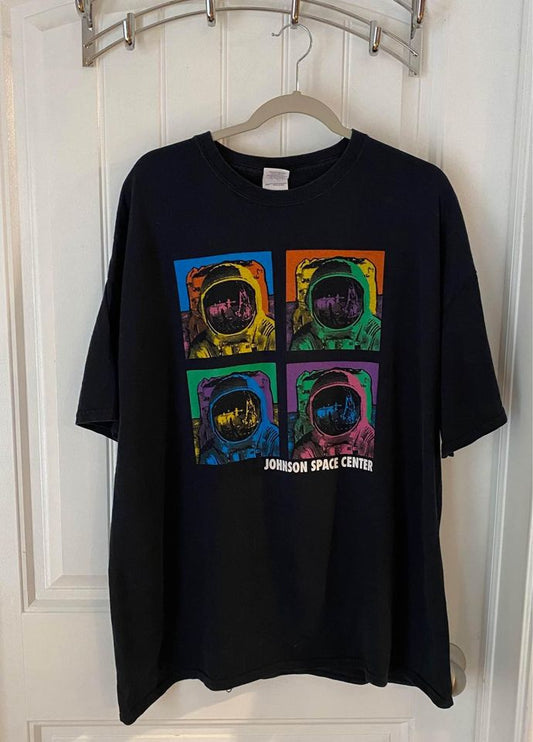 Johnson Space Center Astronaut Graphic Tee 2XL Black