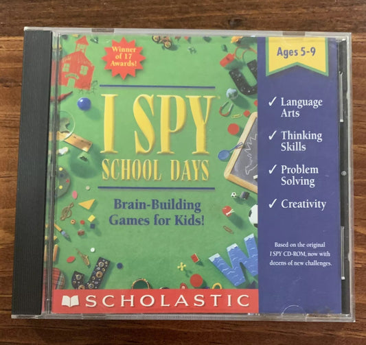 Scholastic I Spy School Days Computer Game